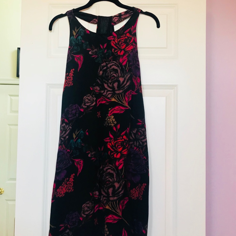 Alice and Olivia Dark Floral Dress